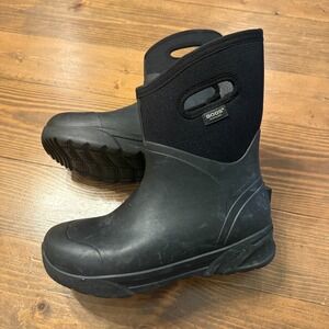 Bogs Bozeman Mid Men's Boot Waterproof Insulated Black Sz 12 US Medium